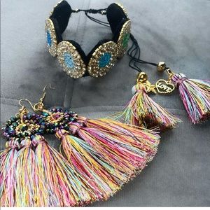 Bracelet and earrings ~hand made~